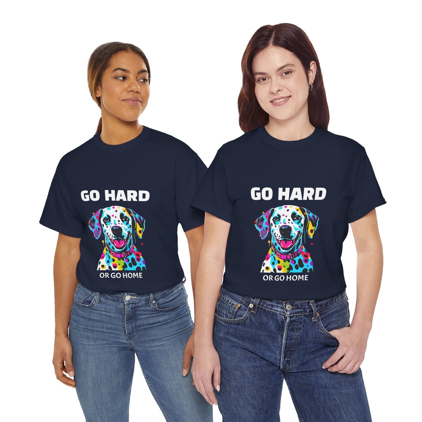 Pop Art du chien dalmatien - Go Hard Or Go Home Flashlander Gym T-shirt
