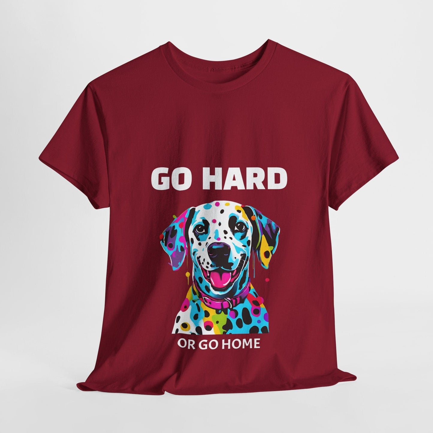Pop Art du chien dalmatien - Go Hard Or Go Home Flashlander Gym T-shirt