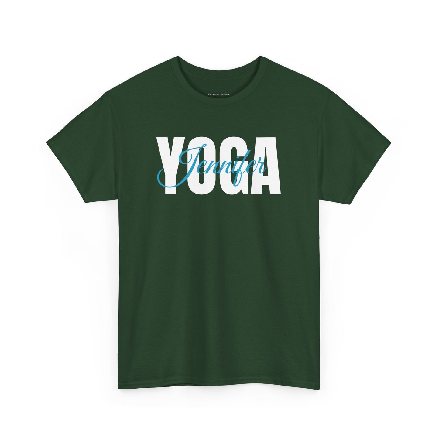 T-shirt de yoga personnalisé avec nom personnalisé - Flashlander Gym Tee