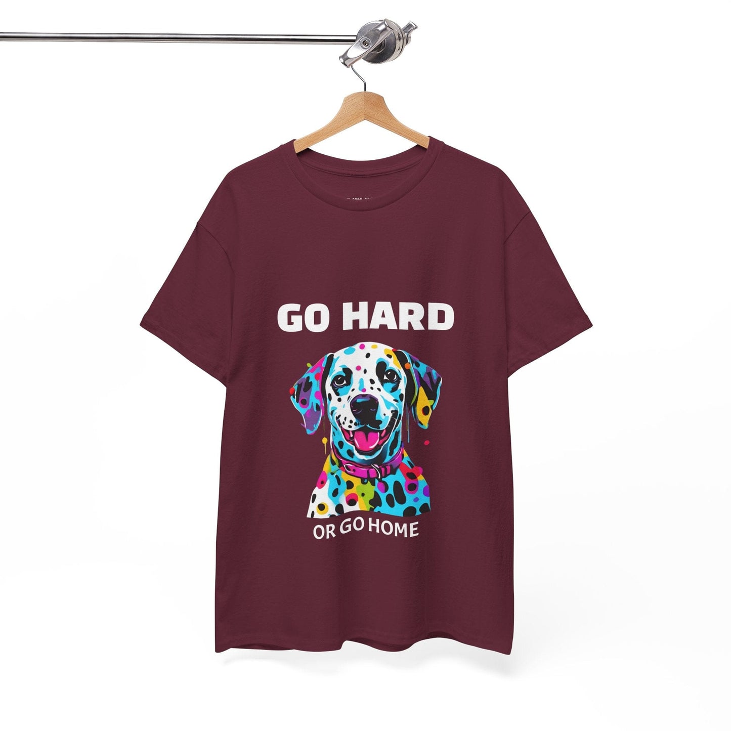 Pop Art du chien dalmatien - Go Hard Or Go Home Flashlander Gym T-shirt