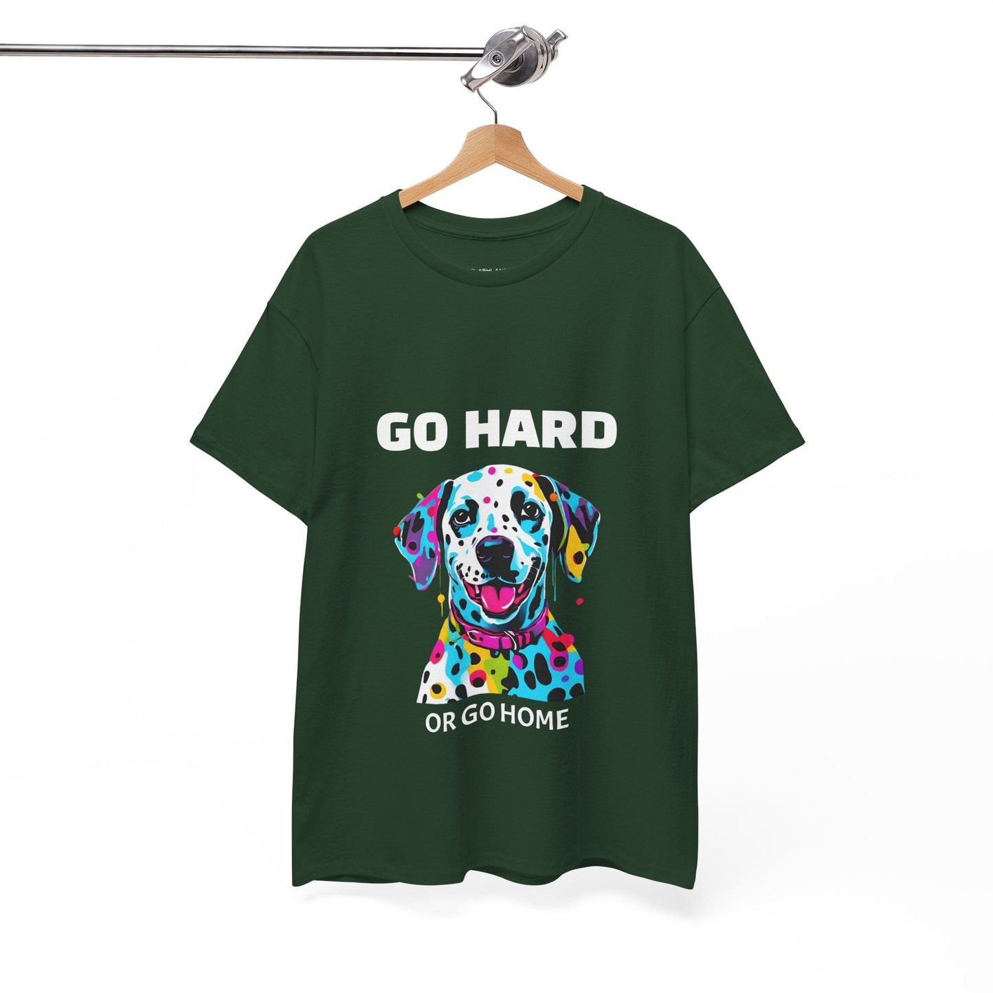 Pop Art du chien dalmatien - Go Hard Or Go Home Flashlander Gym T-shirt