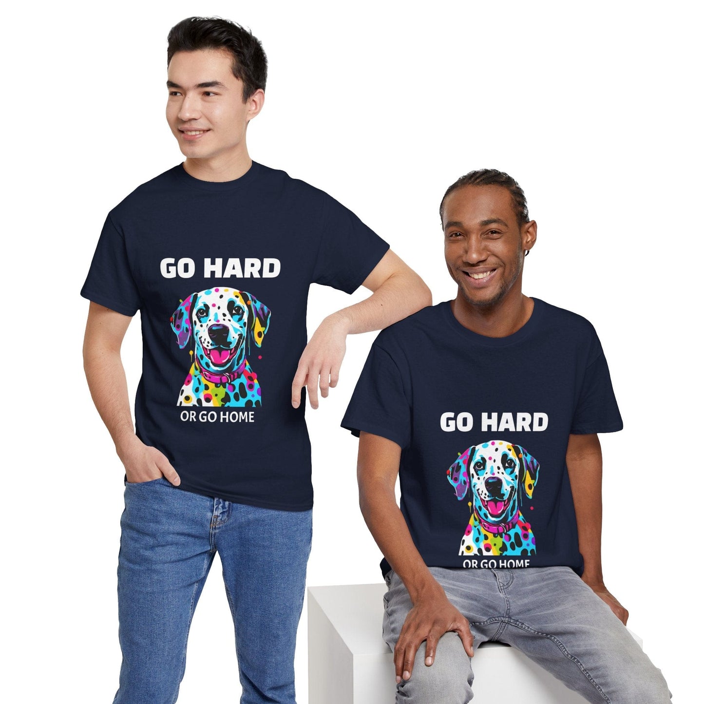 Pop Art du chien dalmatien - Go Hard Or Go Home Flashlander Gym T-shirt