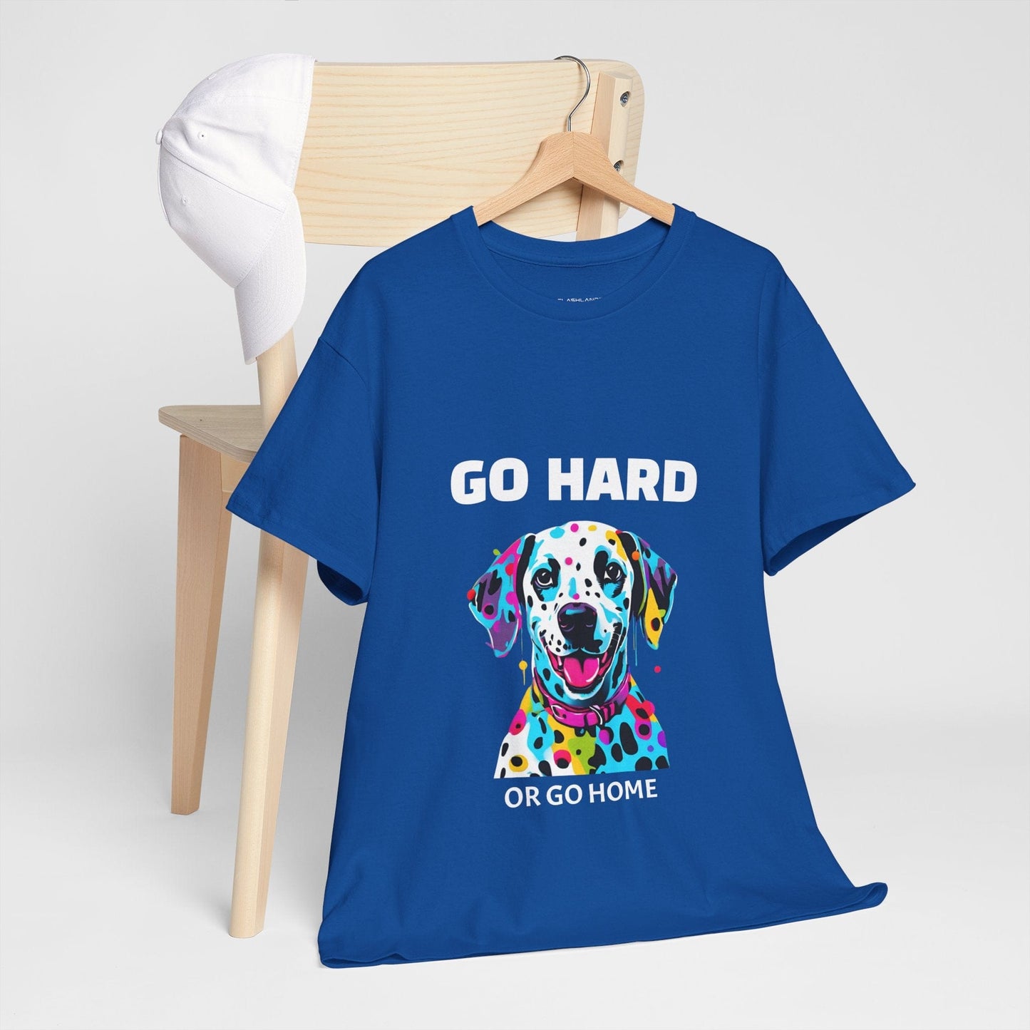 Pop Art du chien dalmatien - Go Hard Or Go Home Flashlander Gym T-shirt