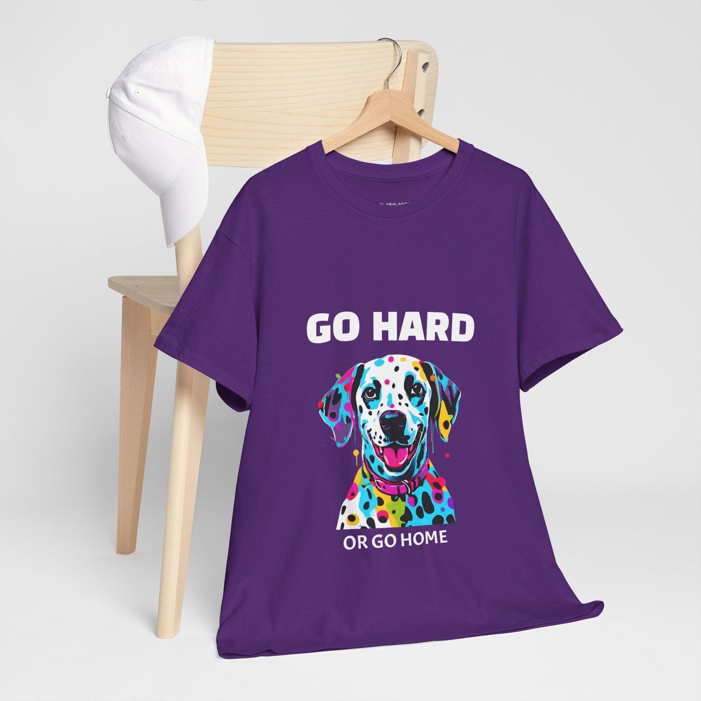 Pop Art du chien dalmatien - Go Hard Or Go Home Flashlander Gym T-shirt