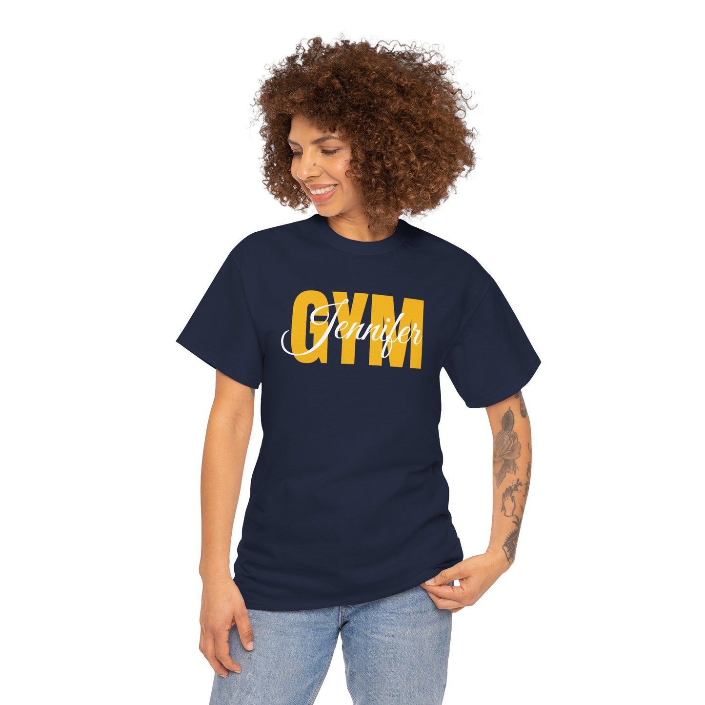 Personalized Gym Shirt, Gym Shirt, Fitness Shirt, Short Sleeve, Gift, Custom Name Gym, Logo, Your Own Text, Workout, Exercise, Gymnastics