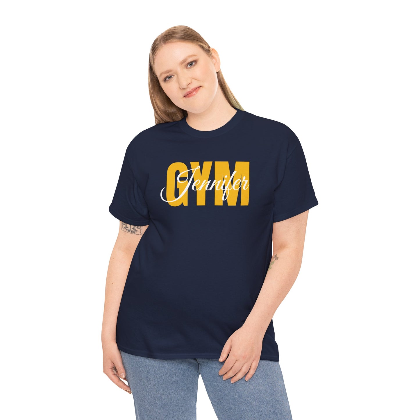 Personalized Gym Shirt, Gym Shirt, Fitness Shirt, Short Sleeve, Gift, Custom Name Gym, Logo, Your Own Text, Workout, Exercise, Gymnastics