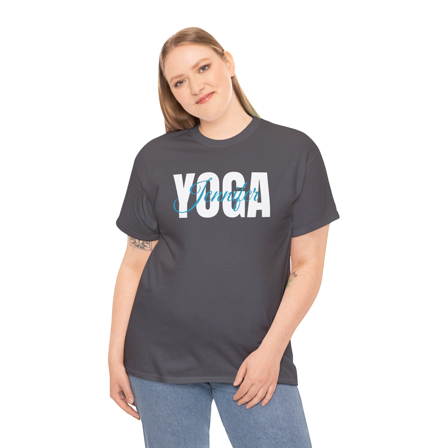 T-shirt de yoga personnalisé avec nom personnalisé - Flashlander Gym Tee