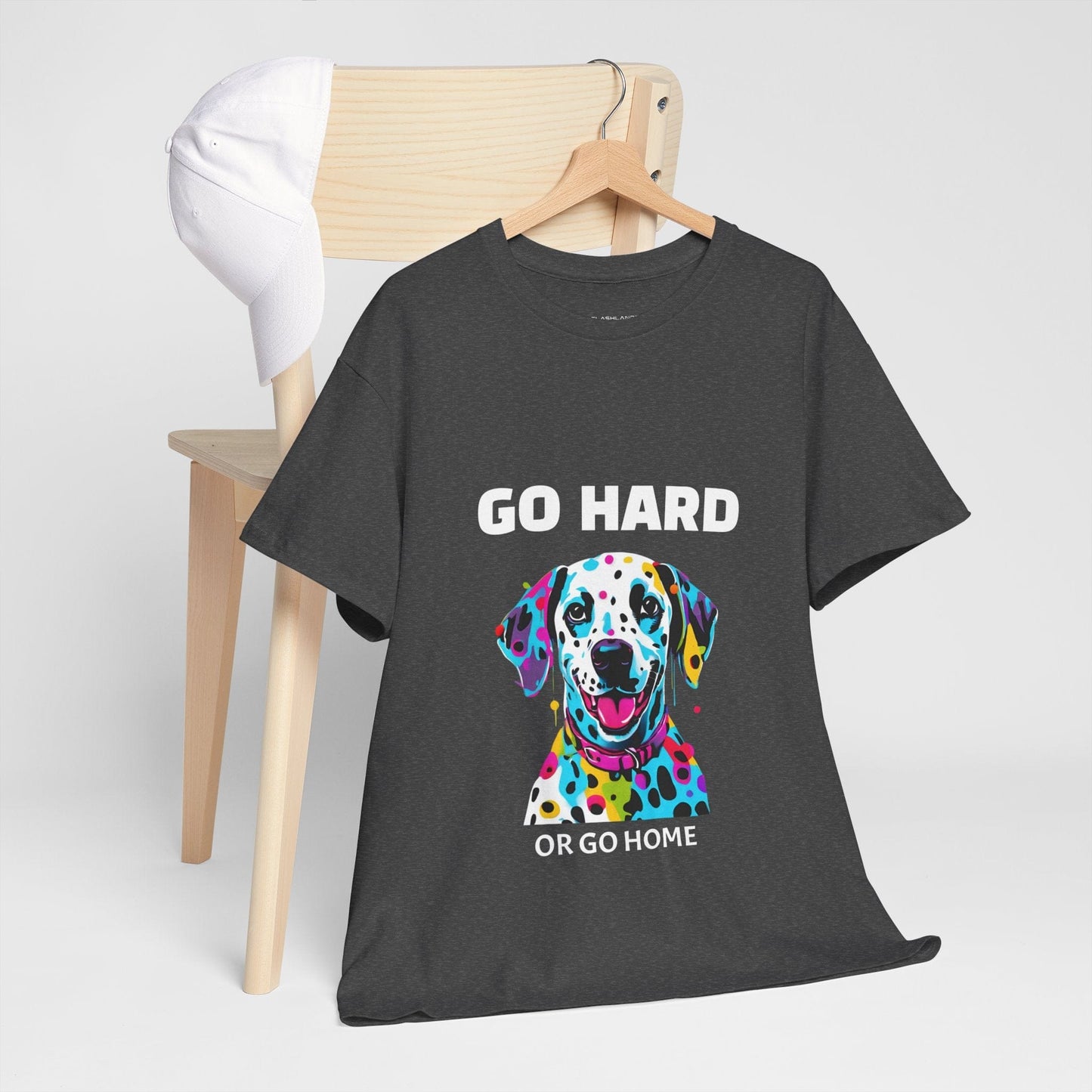 Pop Art du chien dalmatien - Go Hard Or Go Home Flashlander Gym T-shirt