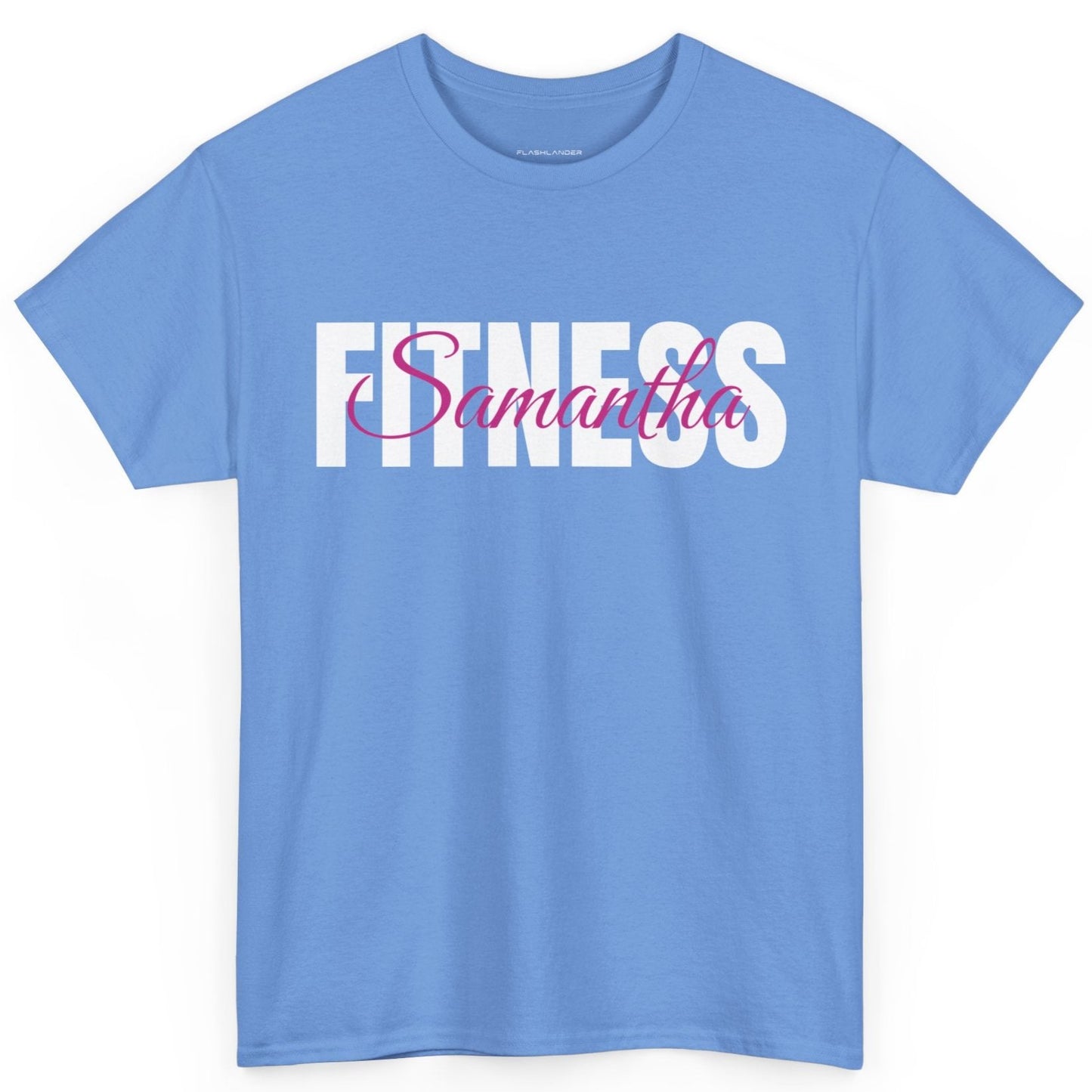 T-shirt de fitness personnalisé - T-shirt de sport Flashlander avec nom personnalisé