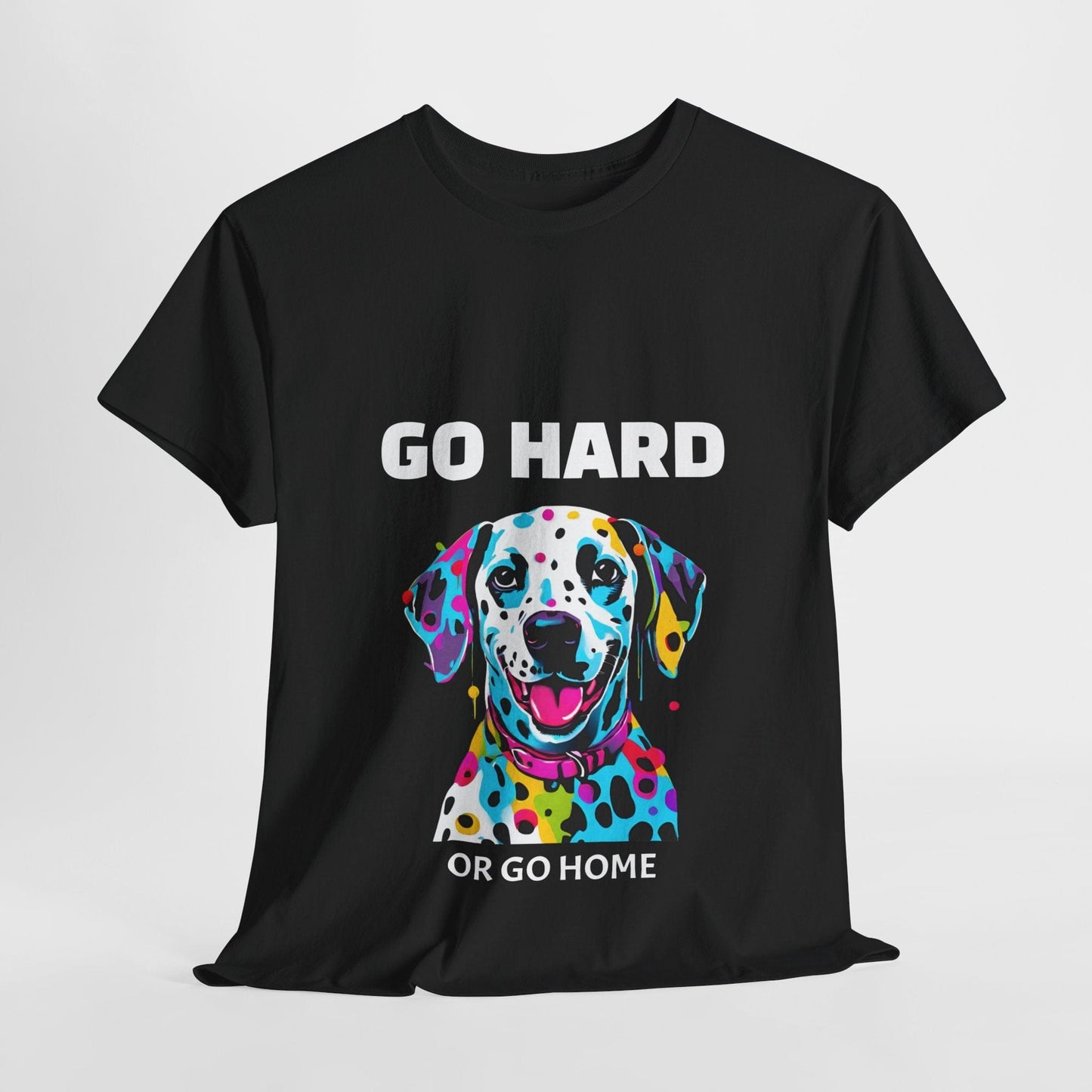 Pop Art du chien dalmatien - Go Hard Or Go Home Flashlander Gym T-shirt