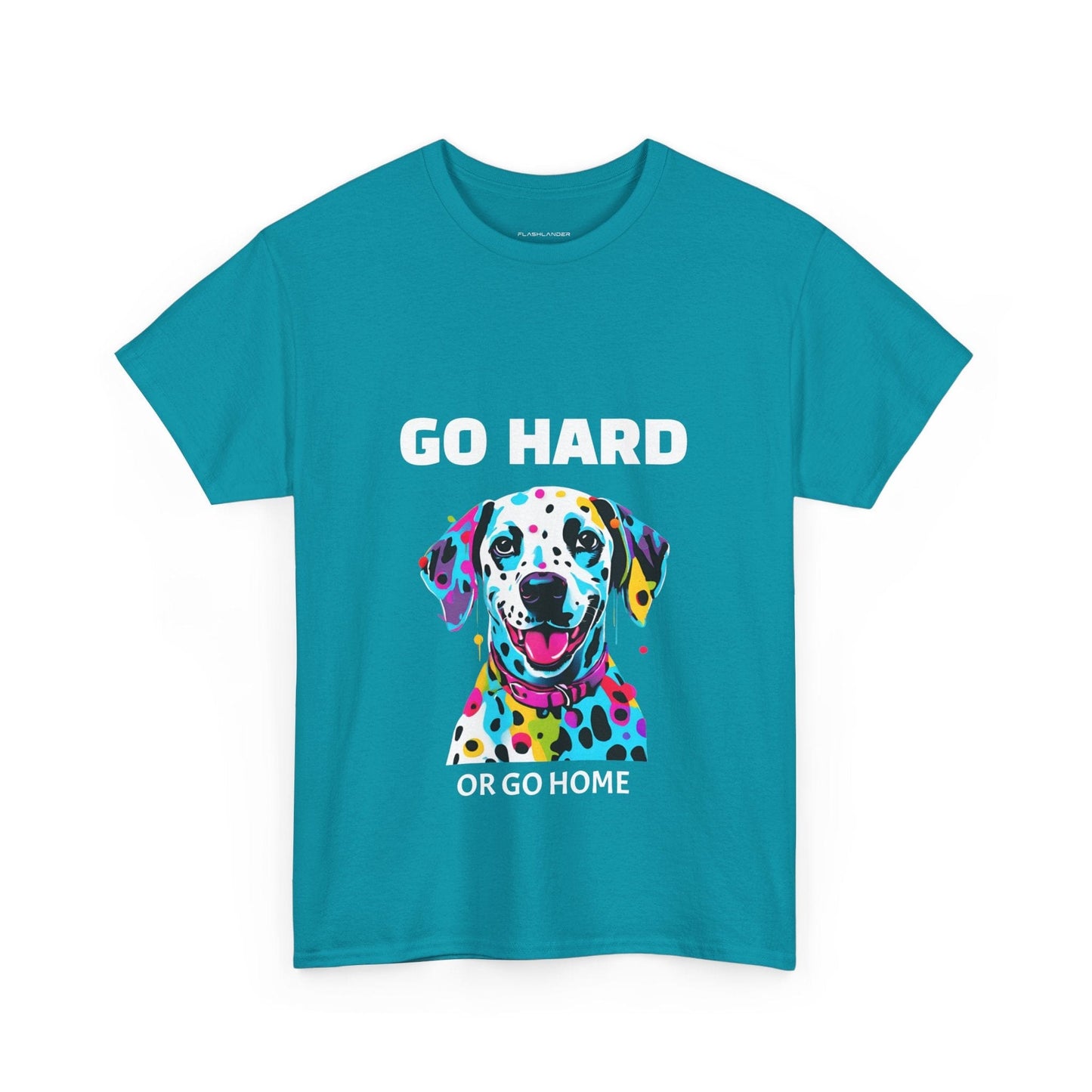 Pop Art du chien dalmatien - Go Hard Or Go Home Flashlander Gym T-shirt