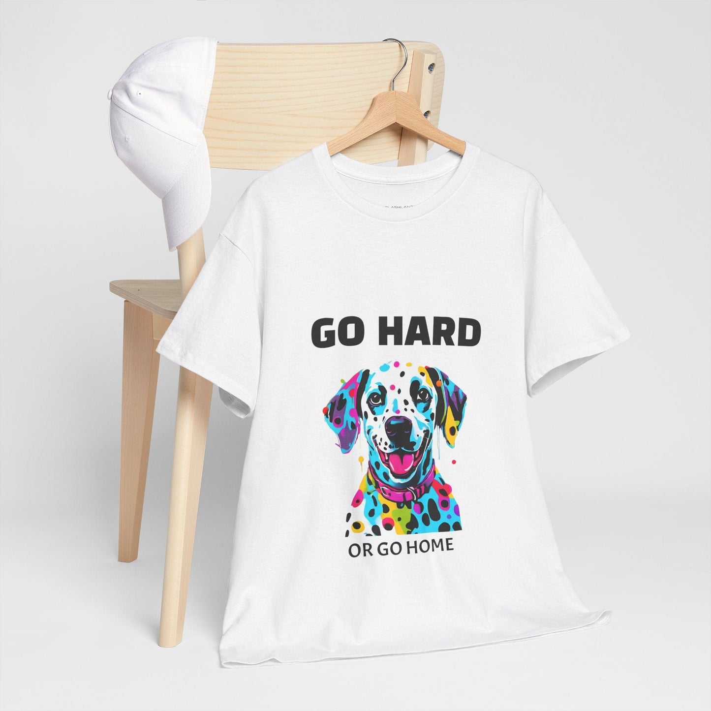 Pop Art du chien dalmatien - Go Hard Or Go Home Flashlander Gym T-shirt