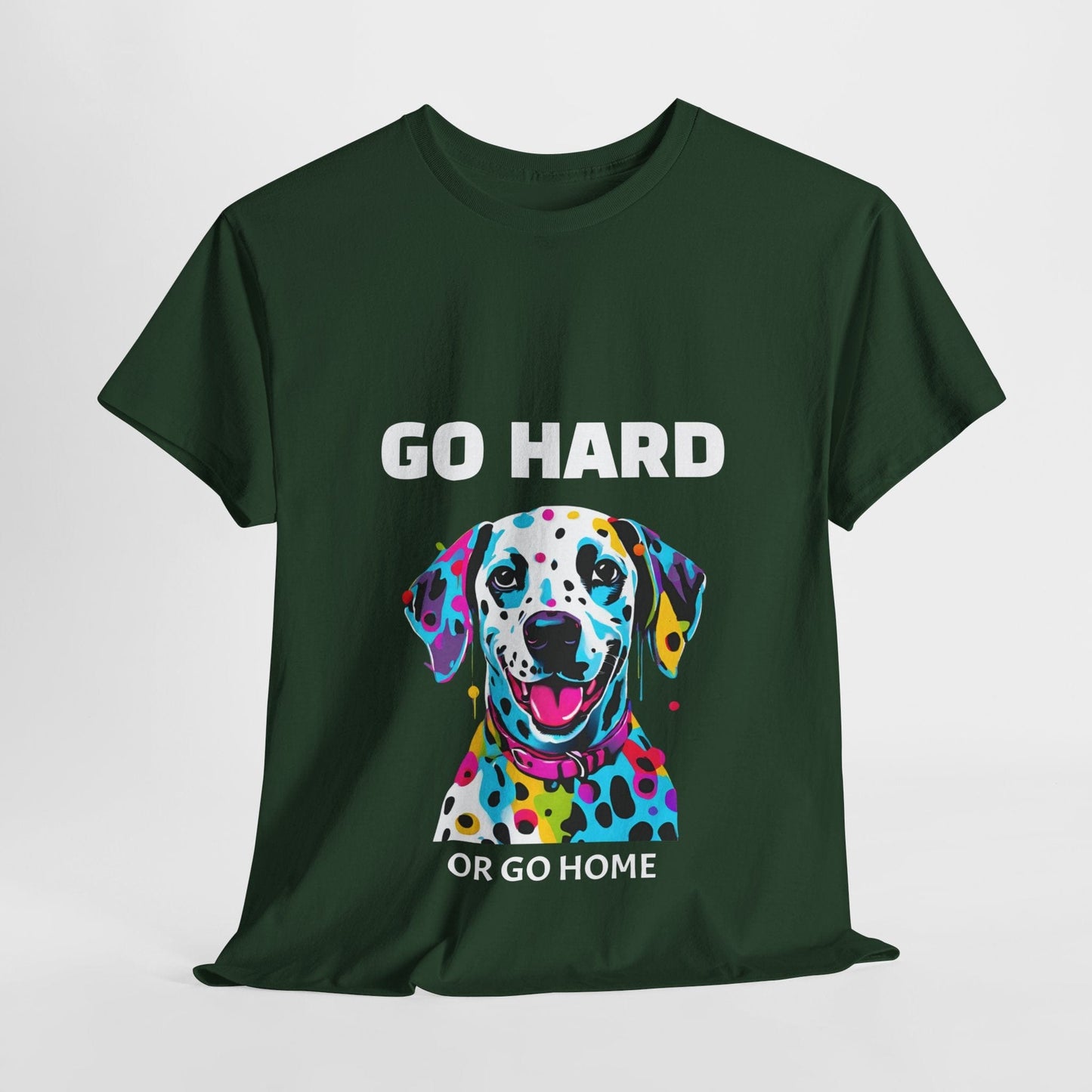 Pop Art du chien dalmatien - Go Hard Or Go Home Flashlander Gym T-shirt