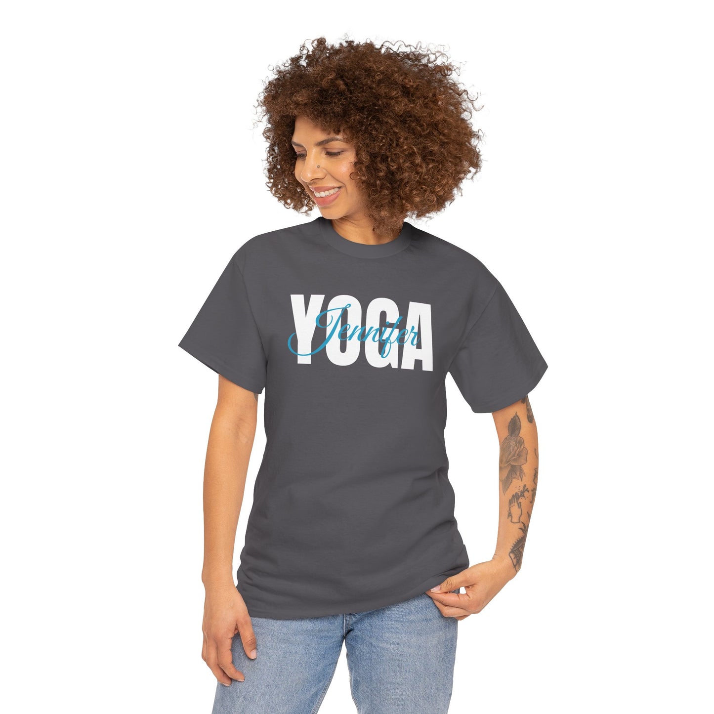 T-shirt de yoga personnalisé avec nom personnalisé - Flashlander Gym Tee