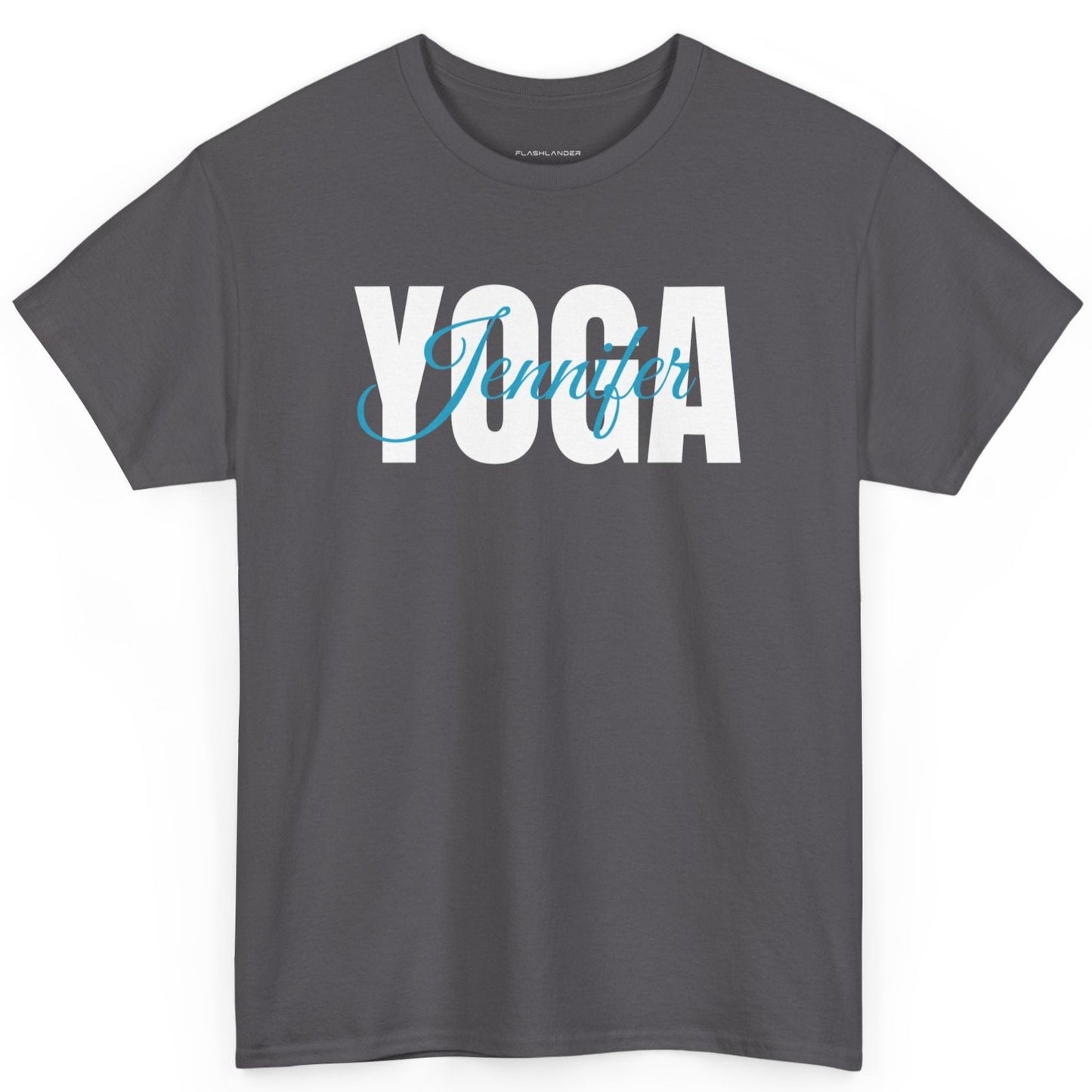 T-shirt de yoga personnalisé avec nom personnalisé - Flashlander Gym Tee