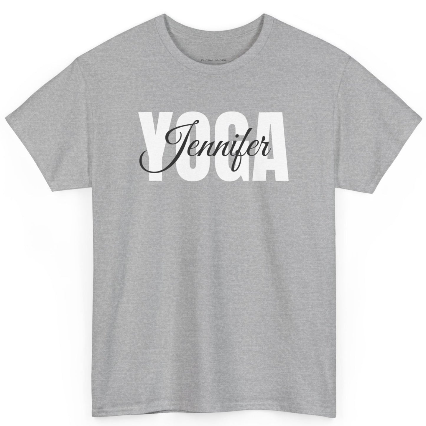 T-shirt de yoga personnalisé avec nom personnalisé - Flashlander Gym Tee