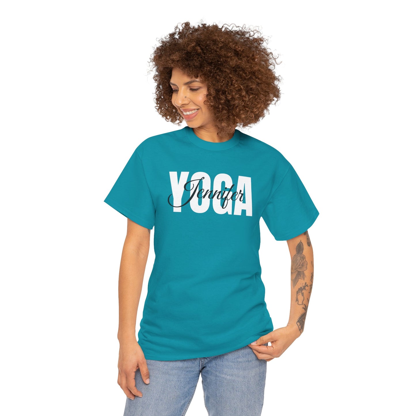T-shirt de yoga personnalisé avec nom personnalisé - Flashlander Gym Tee