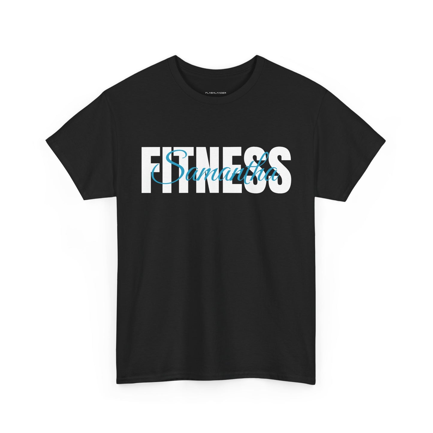 T-shirt de fitness personnalisé - T-shirt de sport Flashlander avec nom personnalisé