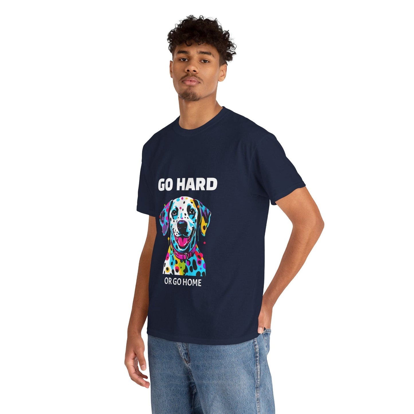 Pop Art du chien dalmatien - Go Hard Or Go Home Flashlander Gym T-shirt