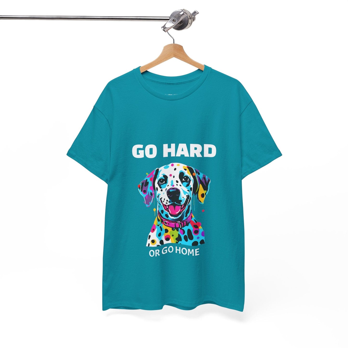 Pop Art du chien dalmatien - Go Hard Or Go Home Flashlander Gym T-shirt