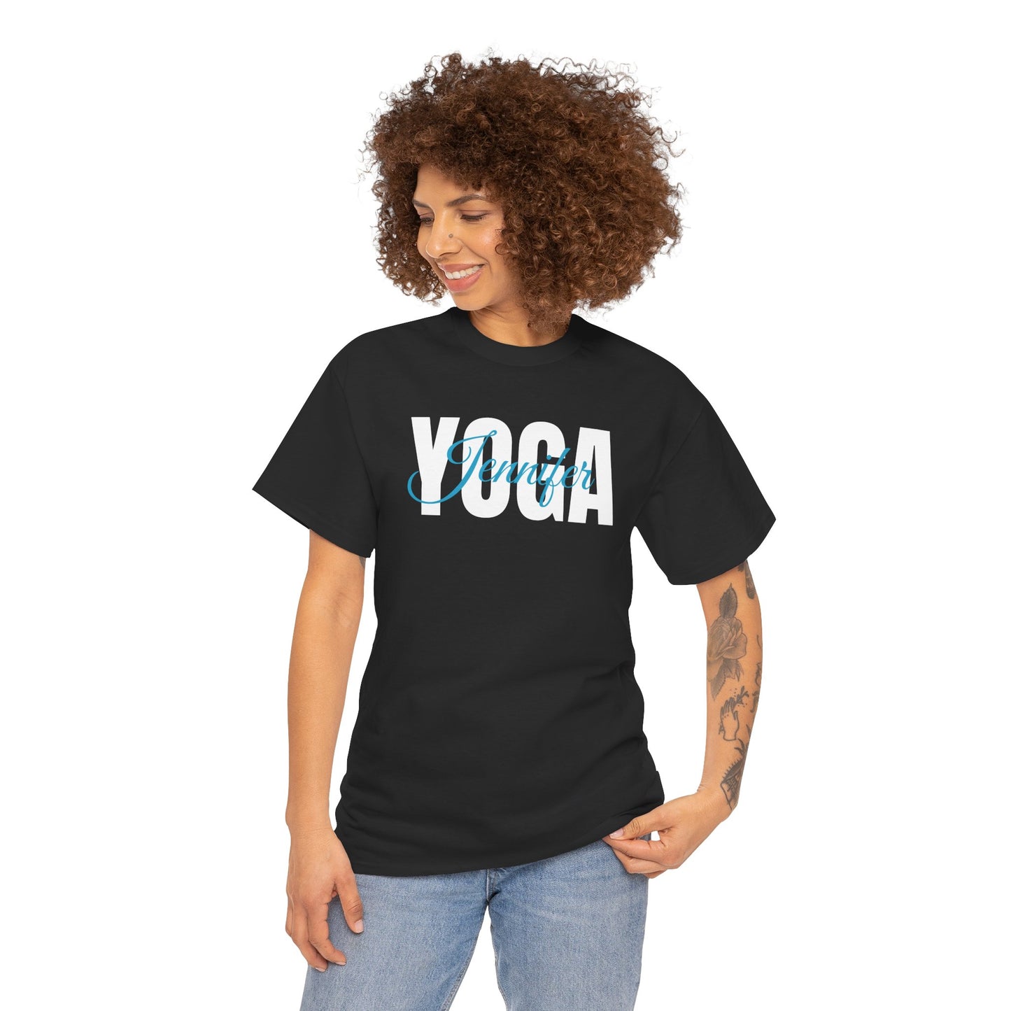 T-shirt de yoga personnalisé avec nom personnalisé - Flashlander Gym Tee