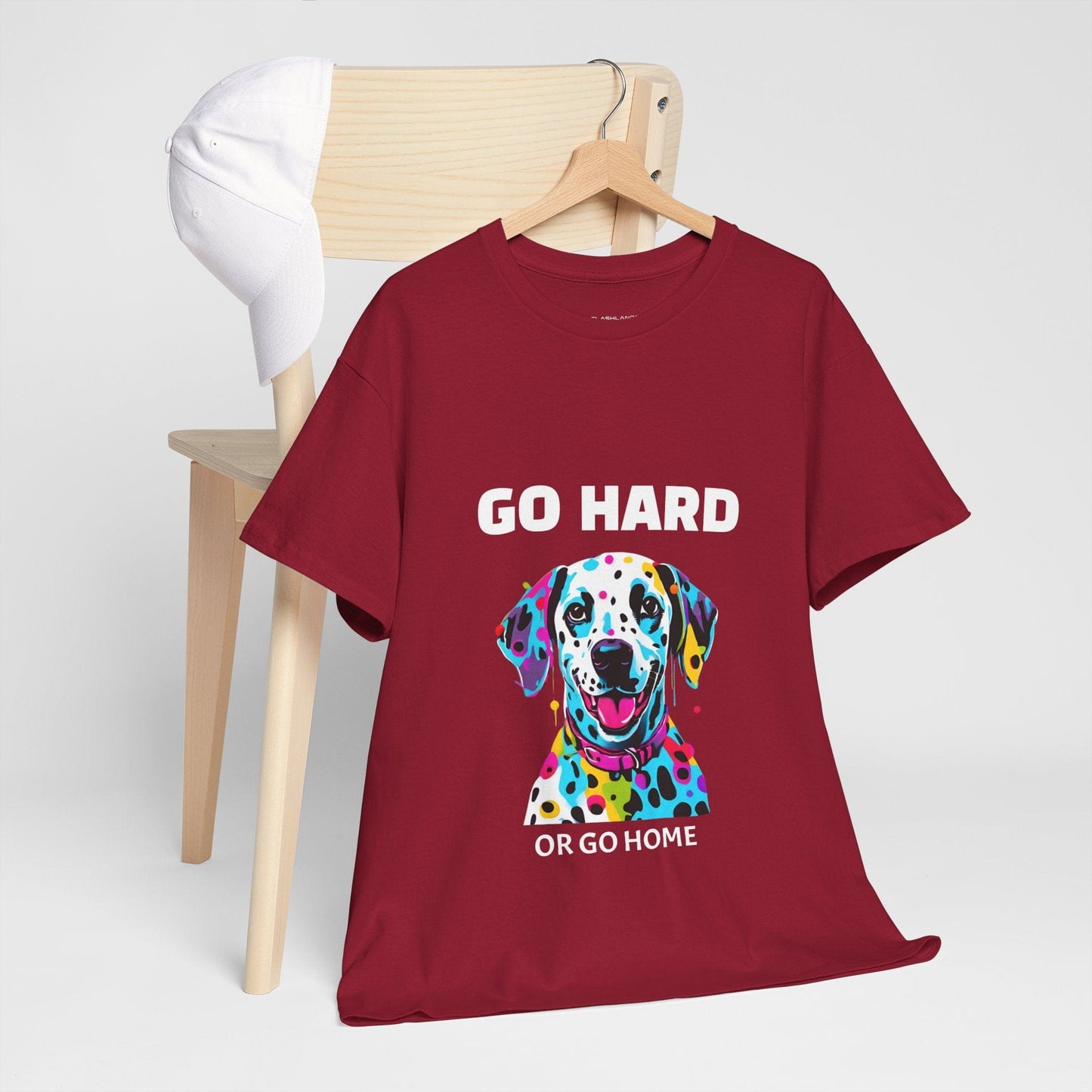 Pop Art du chien dalmatien - Go Hard Or Go Home Flashlander Gym T-shirt