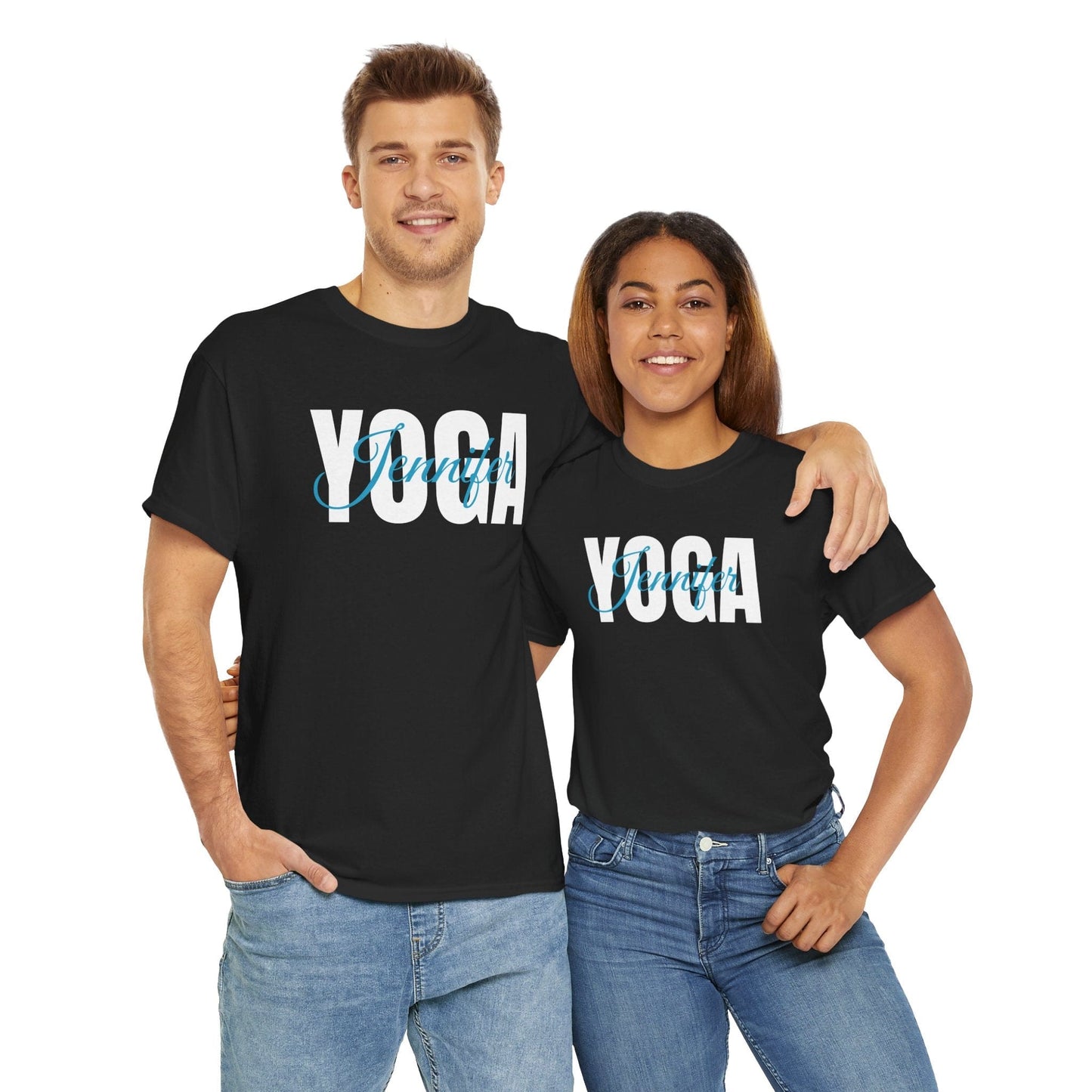 T-shirt de yoga personnalisé avec nom personnalisé - Flashlander Gym Tee
