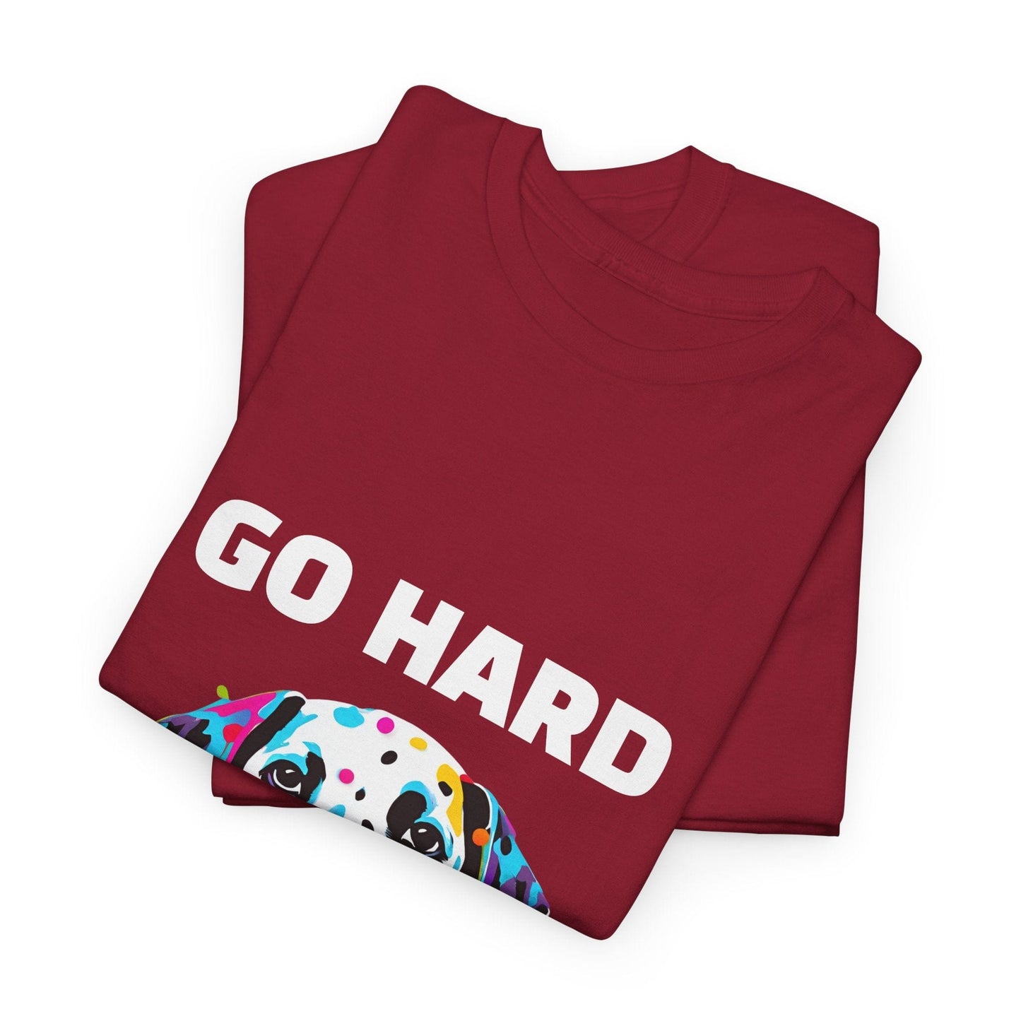 Pop Art du chien dalmatien - Go Hard Or Go Home Flashlander Gym T-shirt