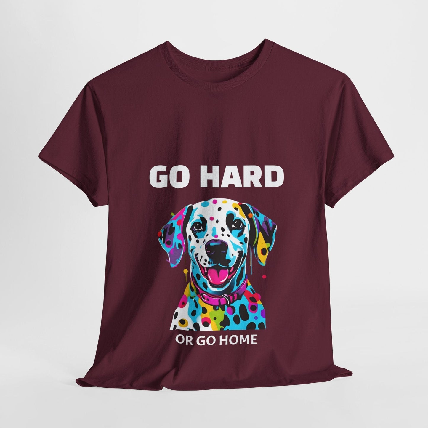 Pop Art du chien dalmatien - Go Hard Or Go Home Flashlander Gym T-shirt