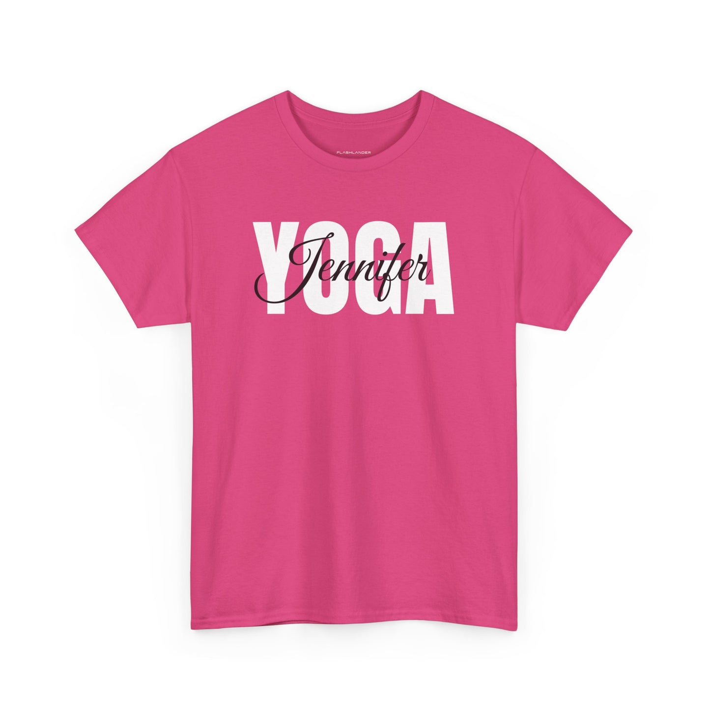 T-shirt de yoga personnalisé avec nom personnalisé - Flashlander Gym Tee