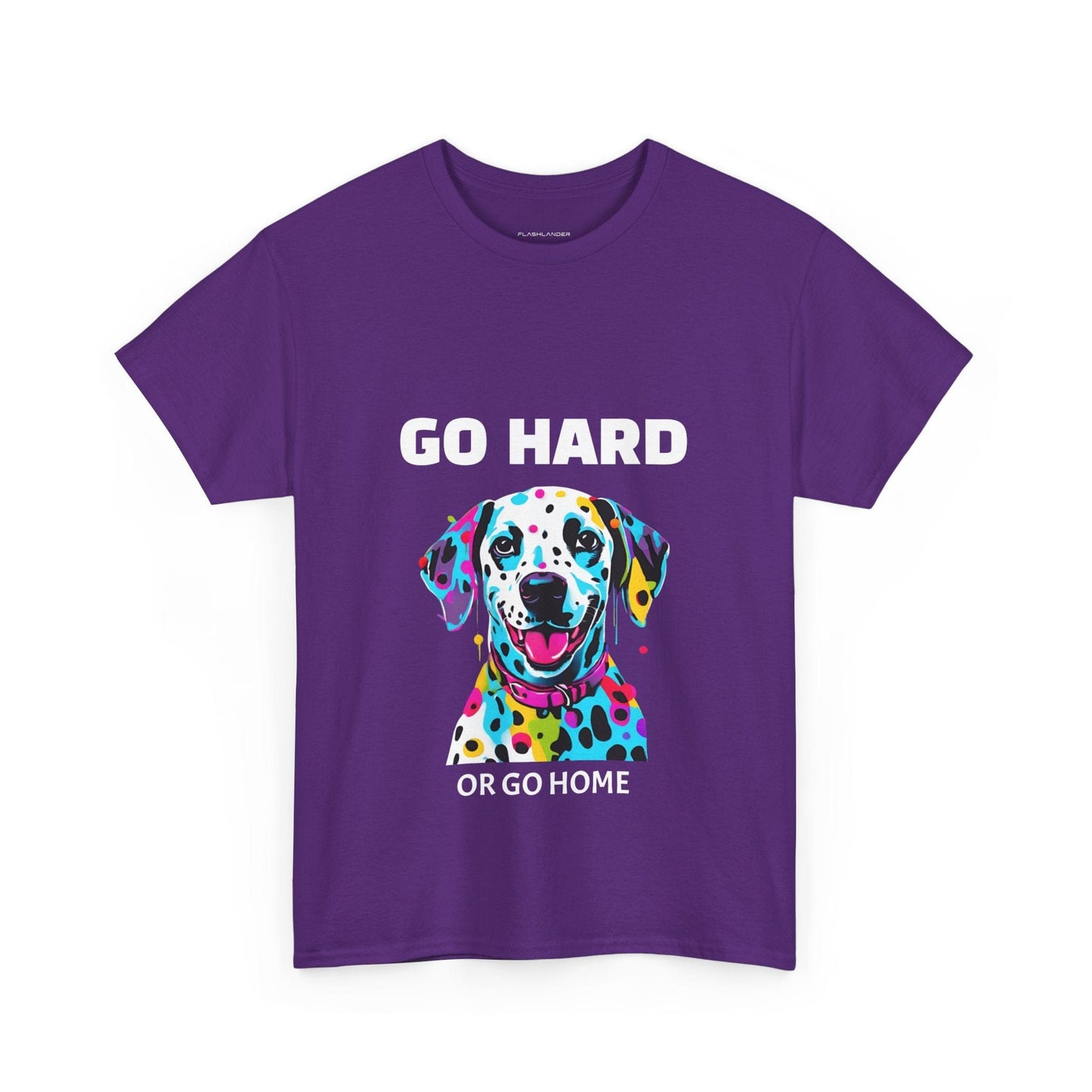 Pop Art du chien dalmatien - Go Hard Or Go Home Flashlander Gym T-shirt