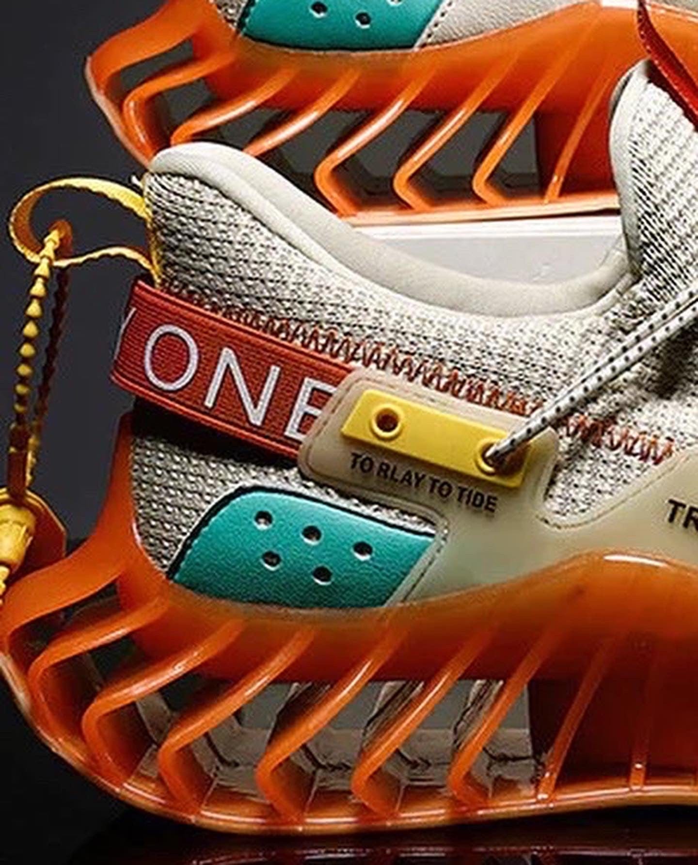orange sneakers predatorx flashlander men shoes right side shoe sole