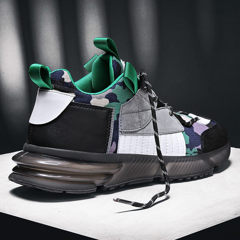 black green sneakers prowl flashlander back side