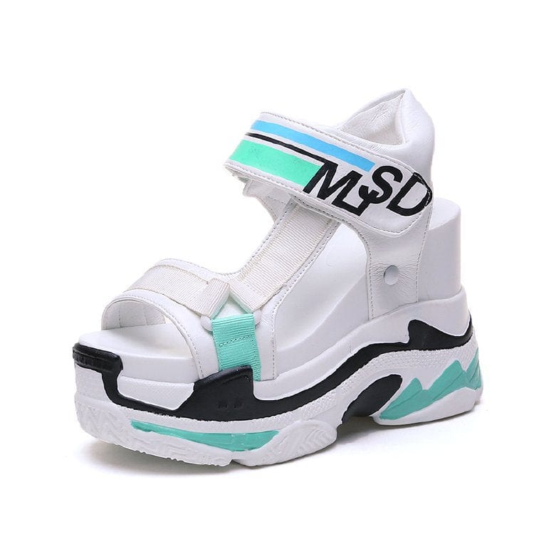BLUE SAIL Flashlander Women Chunky High Heels Sandals