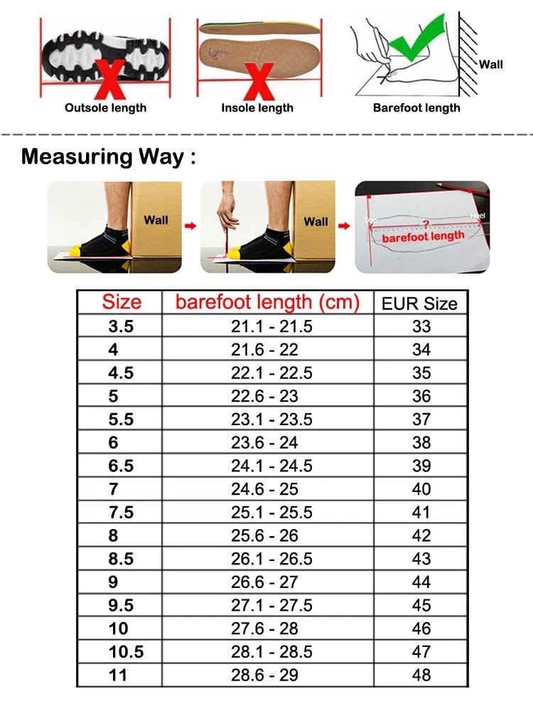 sneakers vesta flashlander size chart