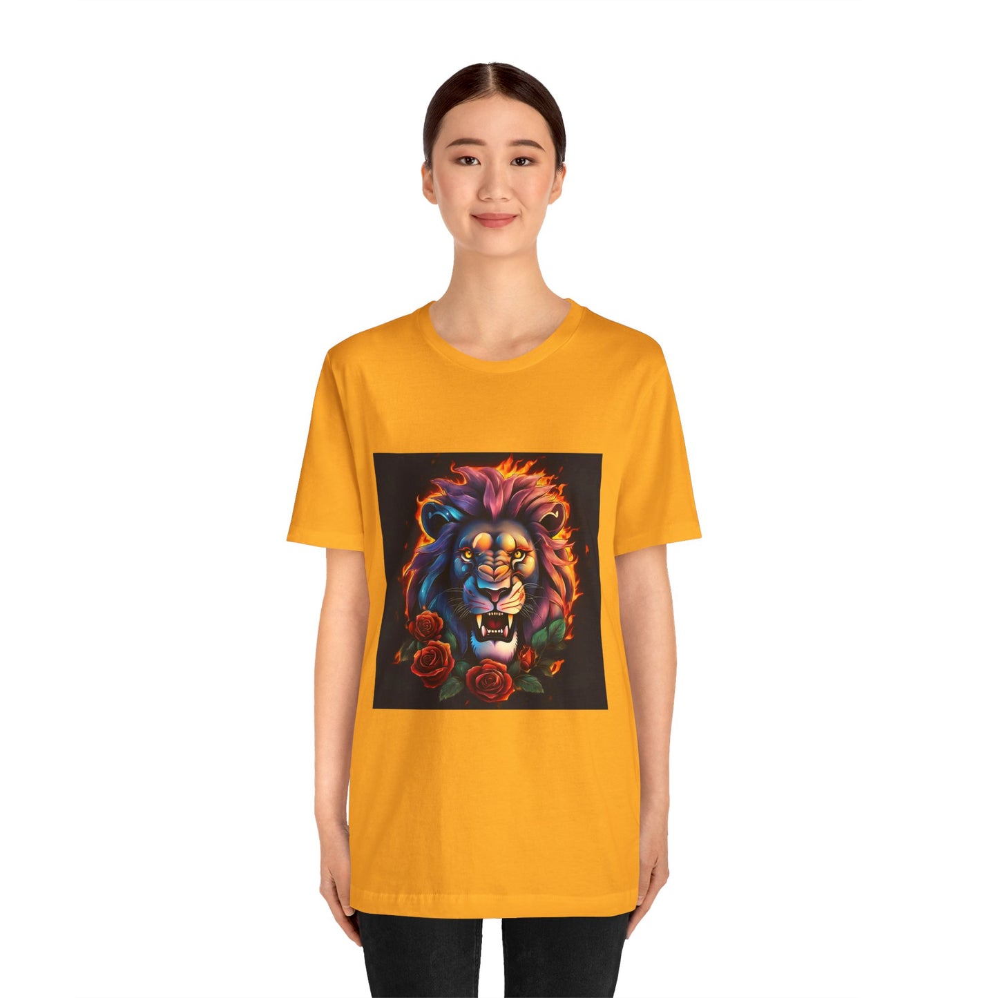 Brave Lion Flames Flashlander Gym Shirt