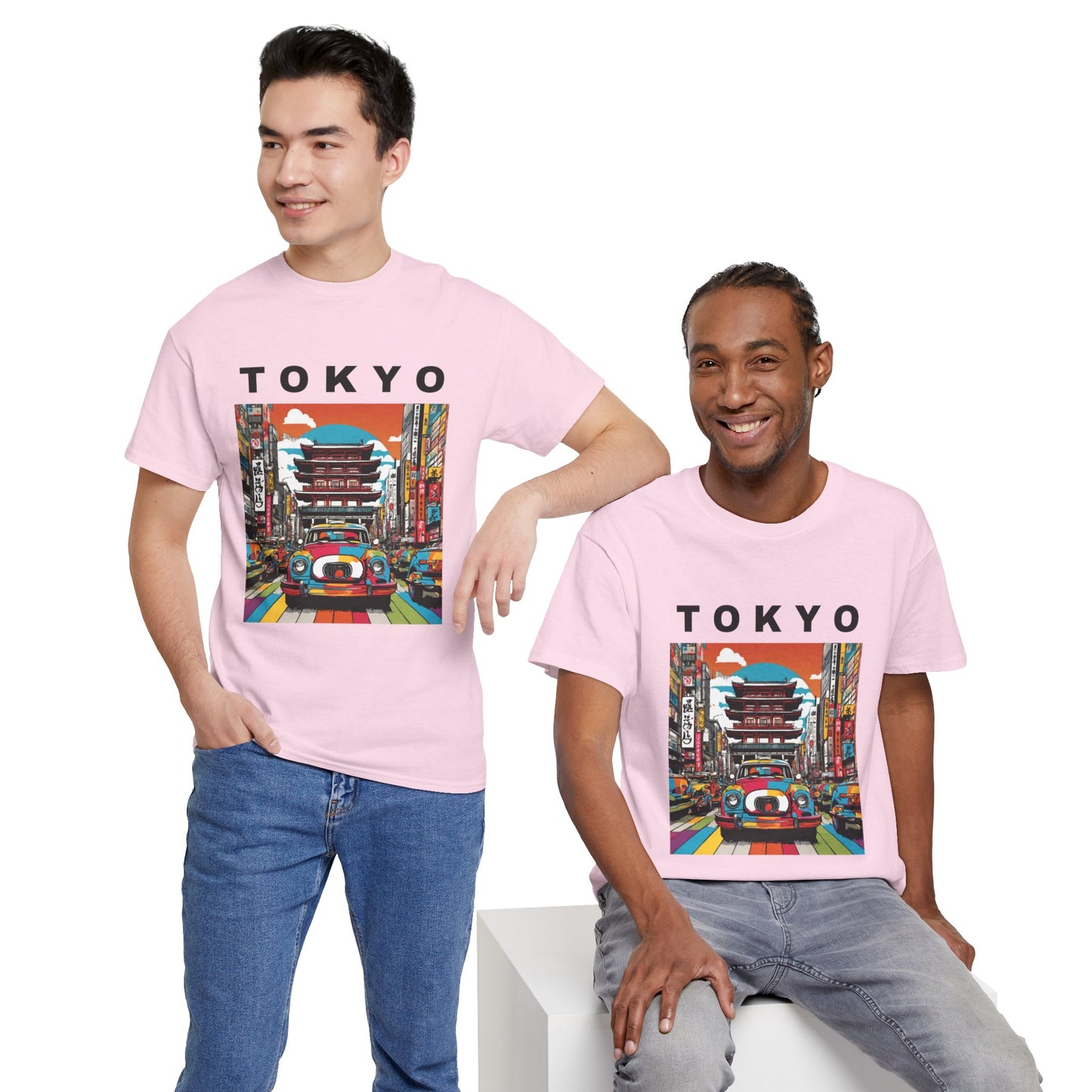 Tokyo Vintage Street Art Pop - Flashlander Gym Shirt