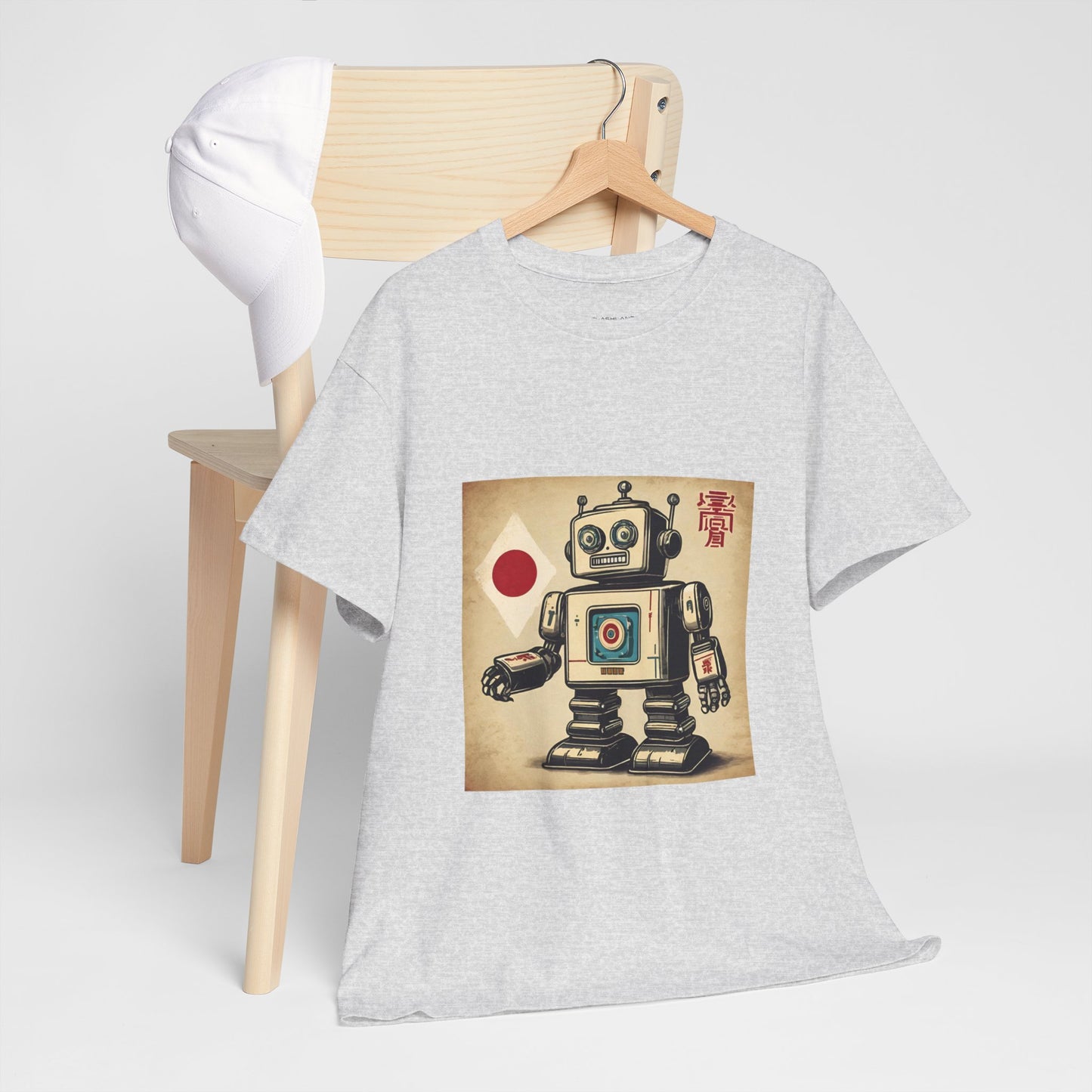 Camiseta deportiva con diseño de robot japonés vintage - Flashlander