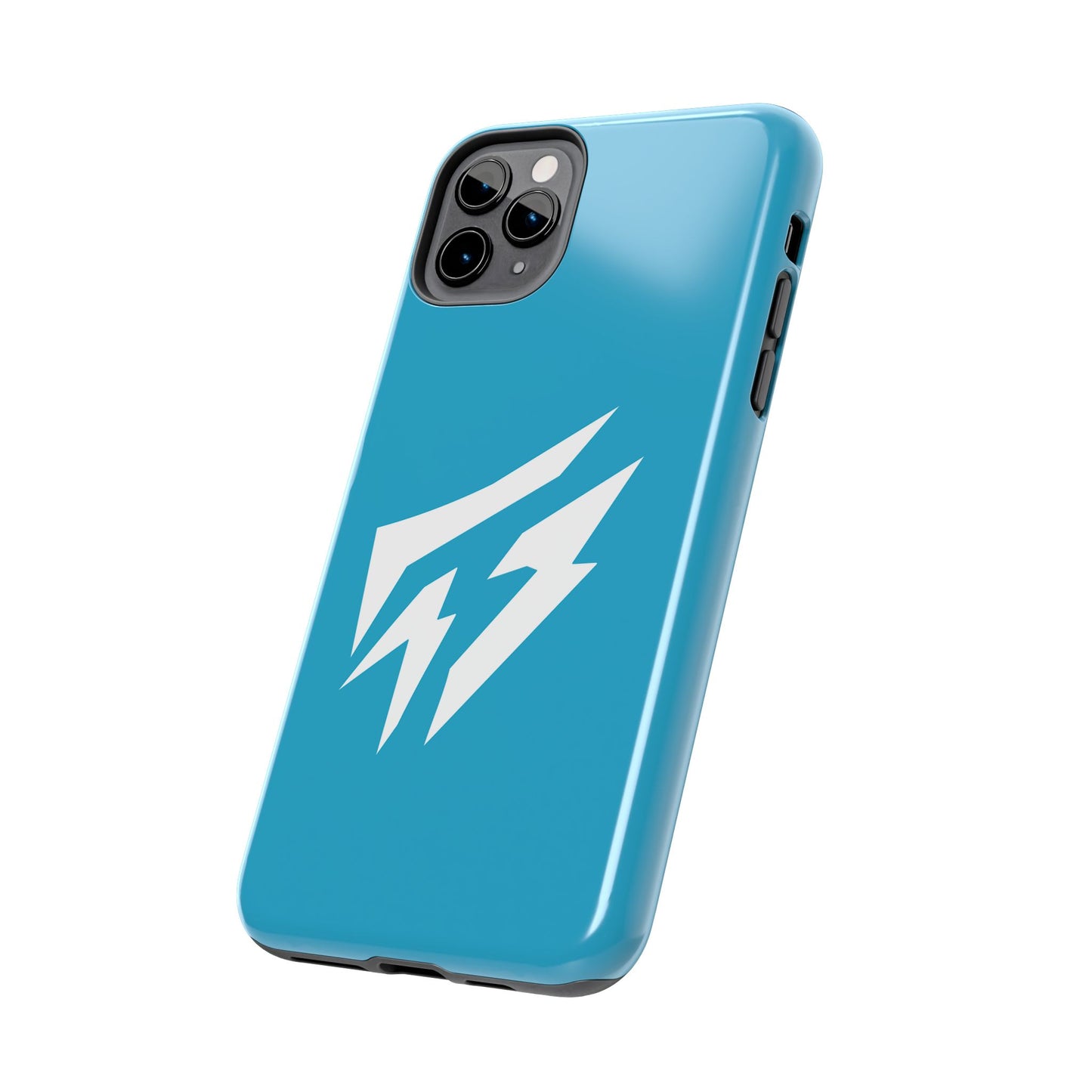 Flashlander Thunders Tough Phone Cases for all Iphone and Samsung Galaxy Blue Aqua Turquoise