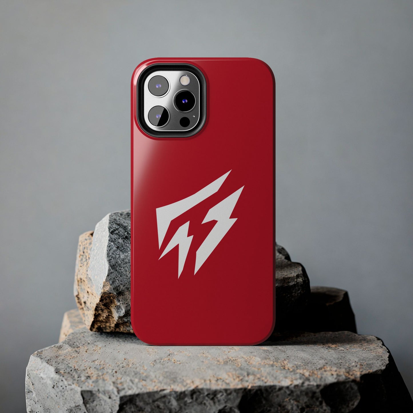 Flashlander Thunders Tough Phone Cases for all Iphone and Samsung Galaxy Dark Red