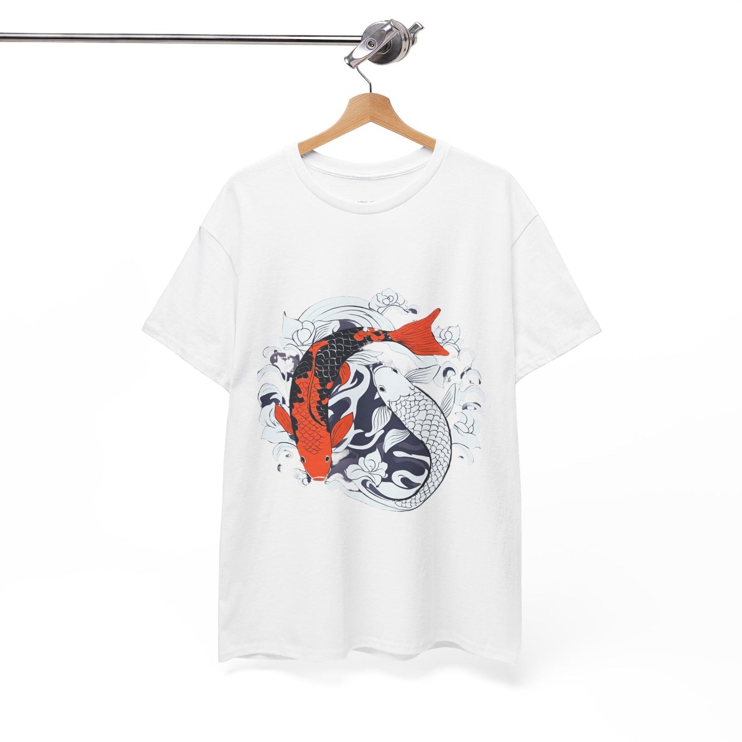 Yin Yang Japanese Koi Fish Flashlander Gym Shirt