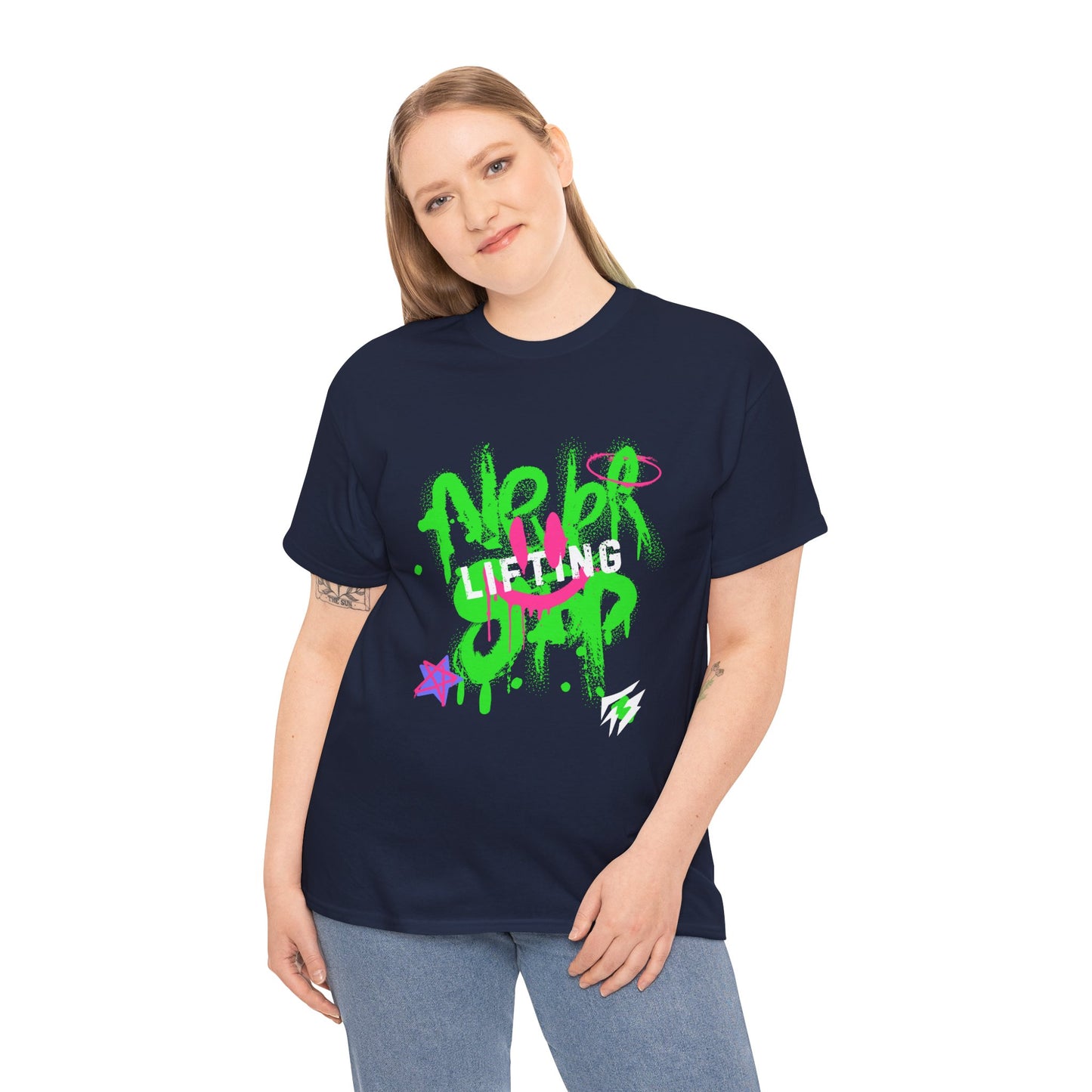 Graffiti Flashlander - Never Stop Lifting Gym T-Shirt