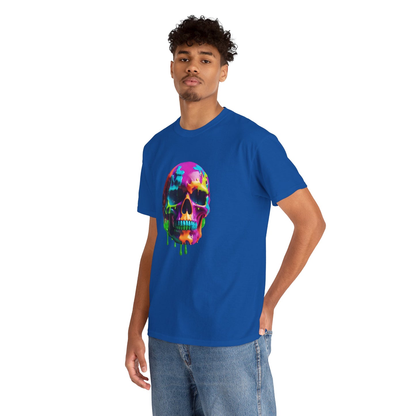 Neon Meltdown Skull Flashlander Gym Shirt