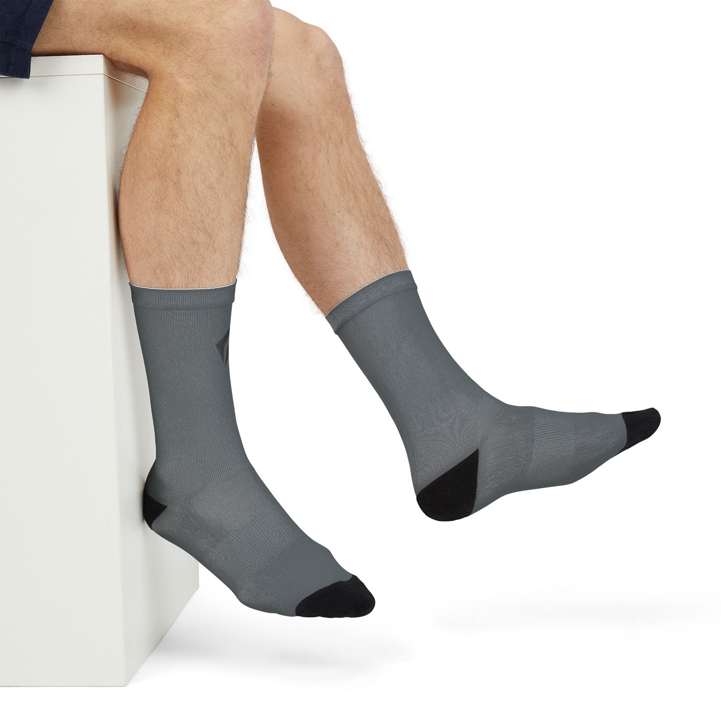 Flashlander Thunder Crew Sports Socks Dark Grey