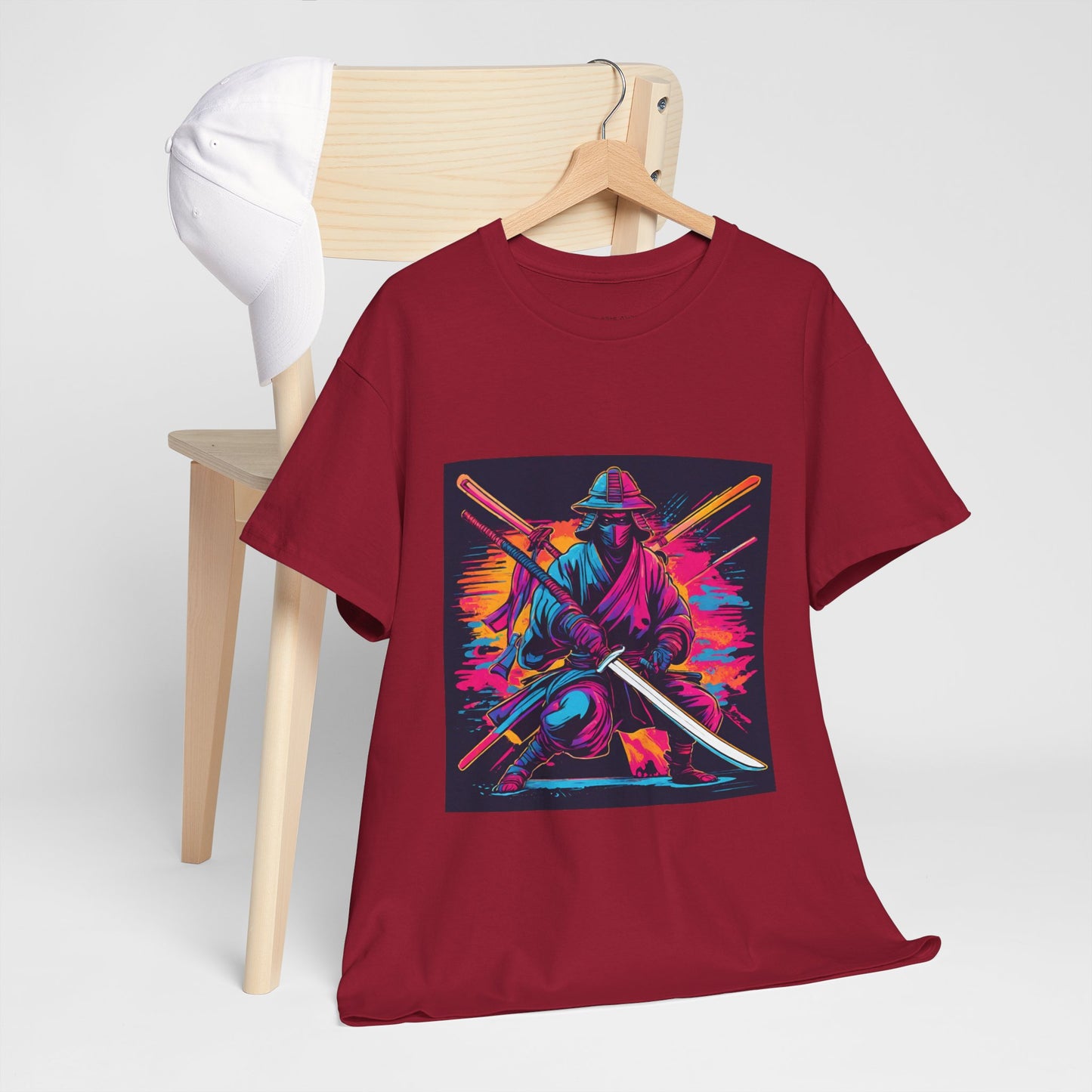 Samurai Warrior Sunset - Flashlander Gym Shirt