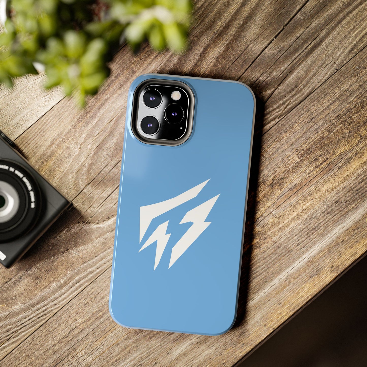 Flashlander Thunders Tough Phone Cases for all Iphone and Samsung Galaxy Light Blue