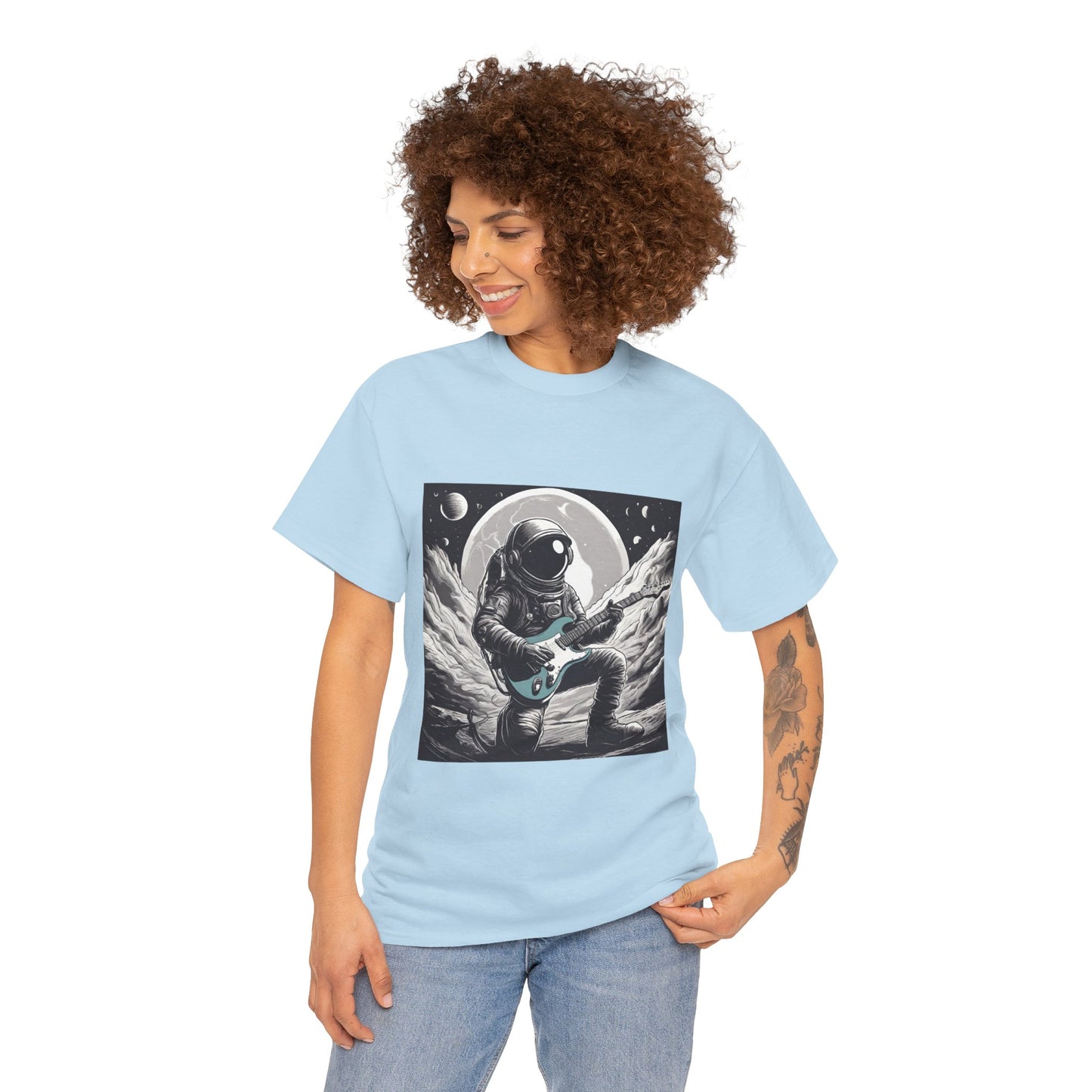 Galactic Jam Rockstar Astronaut Flashlander Gym Shirt