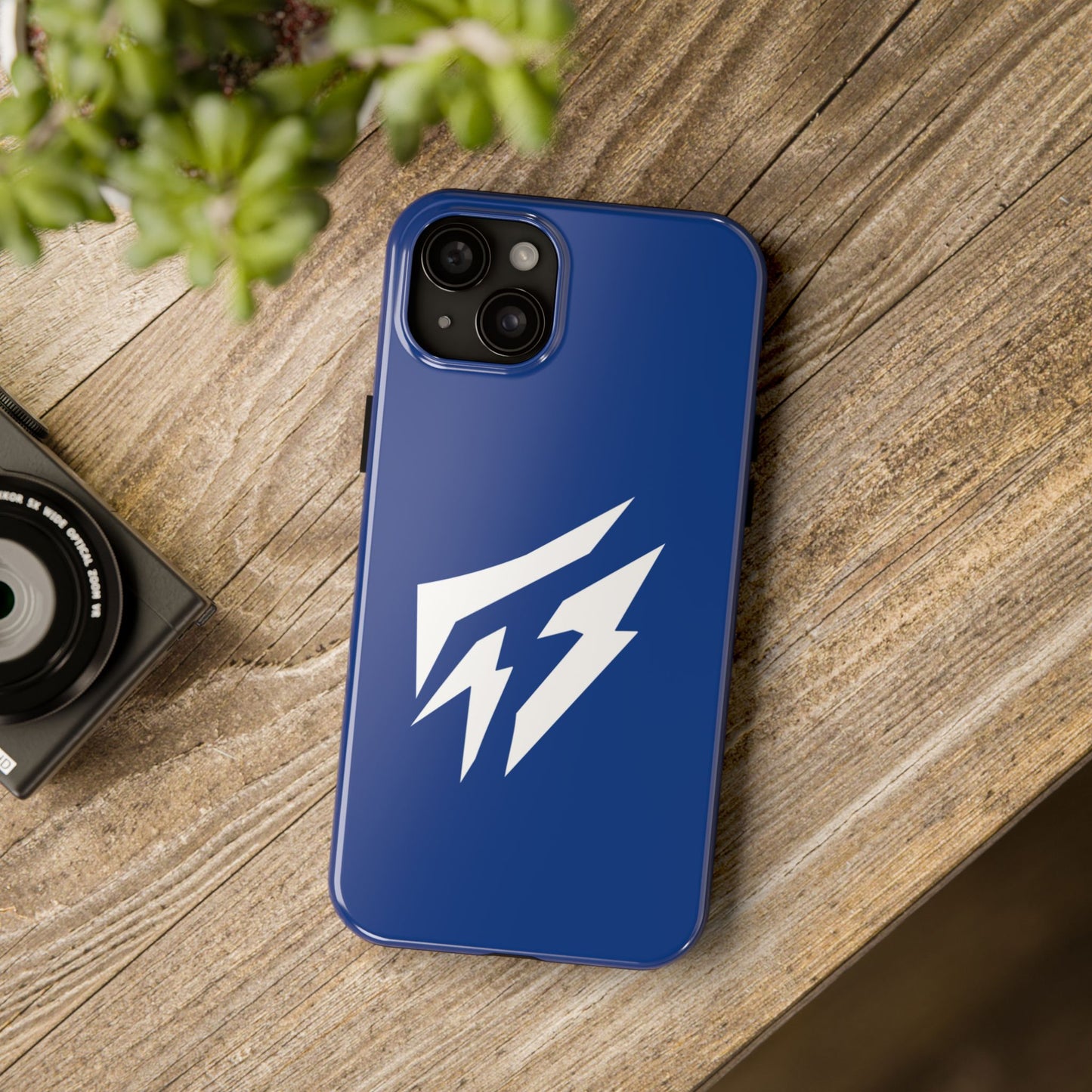 Flashlander Thunders Tough Phone Cases for all Iphone and Samsung Galaxy Dark Blue