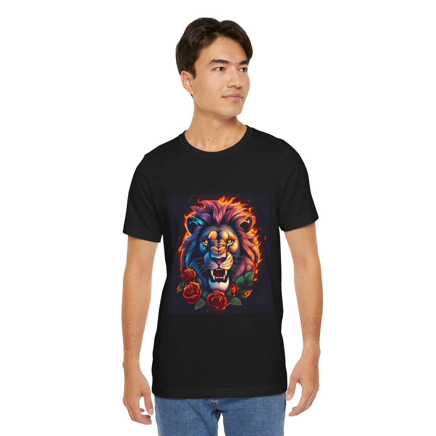 Brave Lion Flames Flashlander Gym Shirt