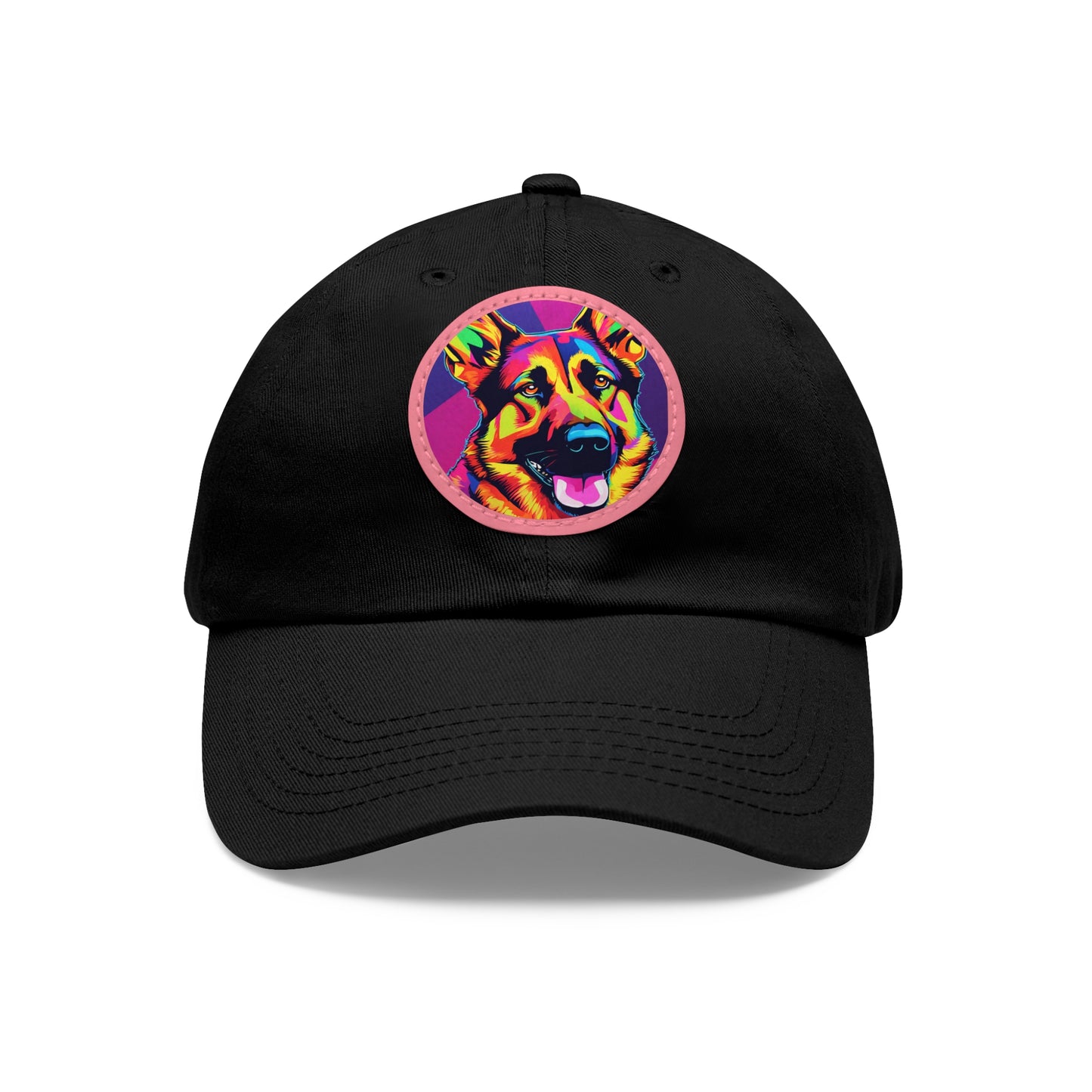 German Shepherd Dog Hat Sportswear Hat German Shepherd Dog Cap German Shepherd Dog Art Pop Hat Dad Hat with Patch (Round) Baseball Cap Pop Art Dog Hap Custom Cap Flashlander